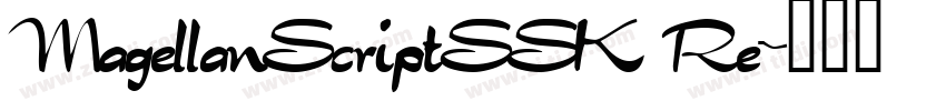 MagellanScriptSSK Re字体转换